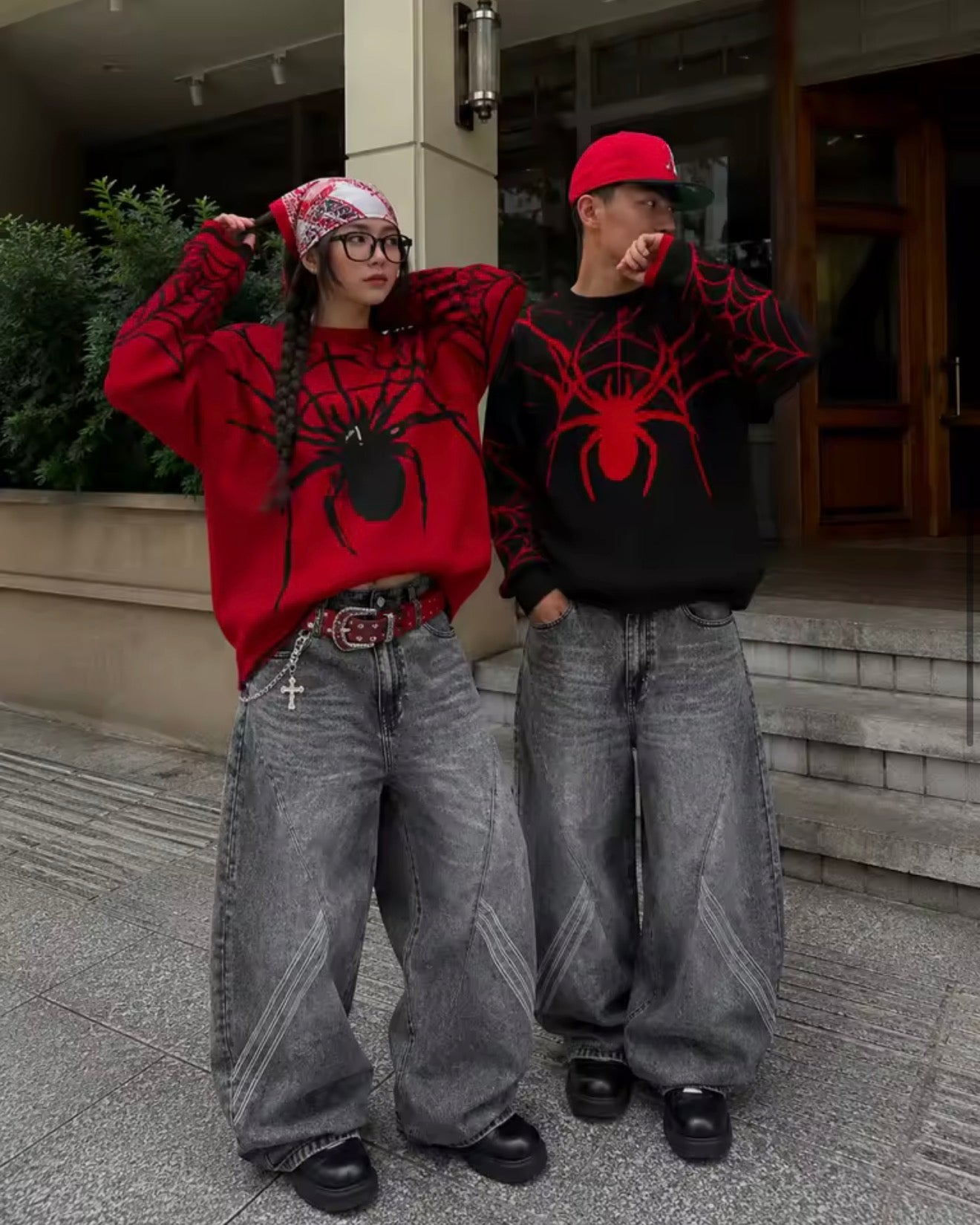 Streetwear Spider Sweatshirt