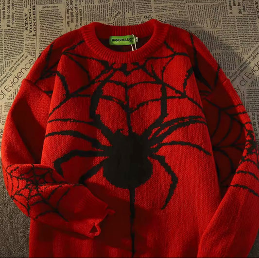 Streetwear Spider Sweatshirt