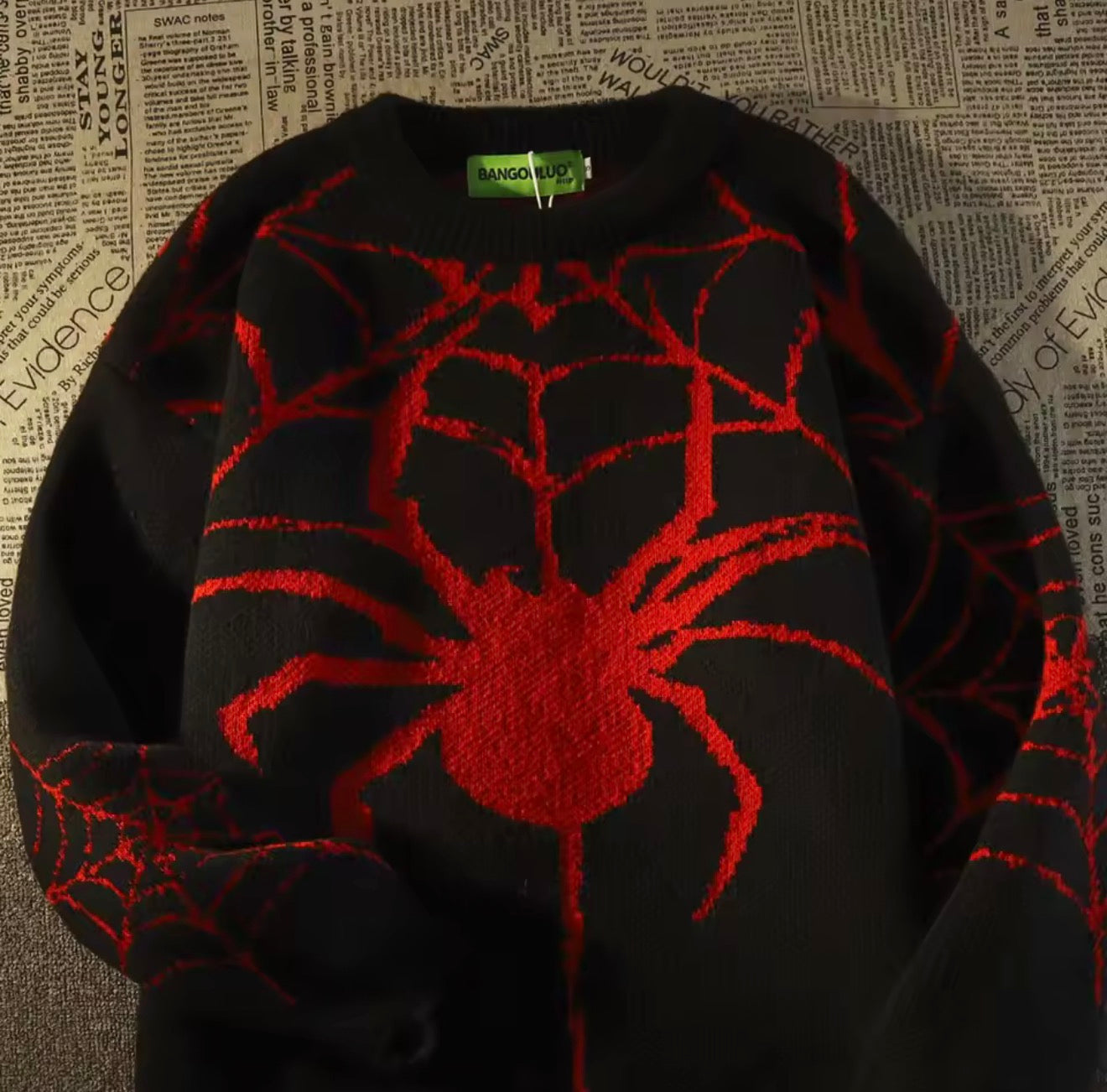 Streetwear Spider Sweatshirt