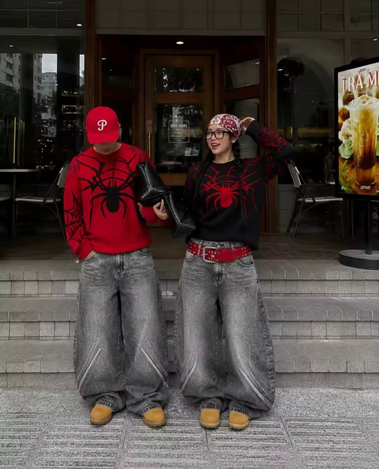 Streetwear Spider Sweatshirt